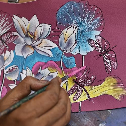 Anna by Anuschka Women's Original Hand-Painted Genuine Leather Hobo Shoulder Bag2