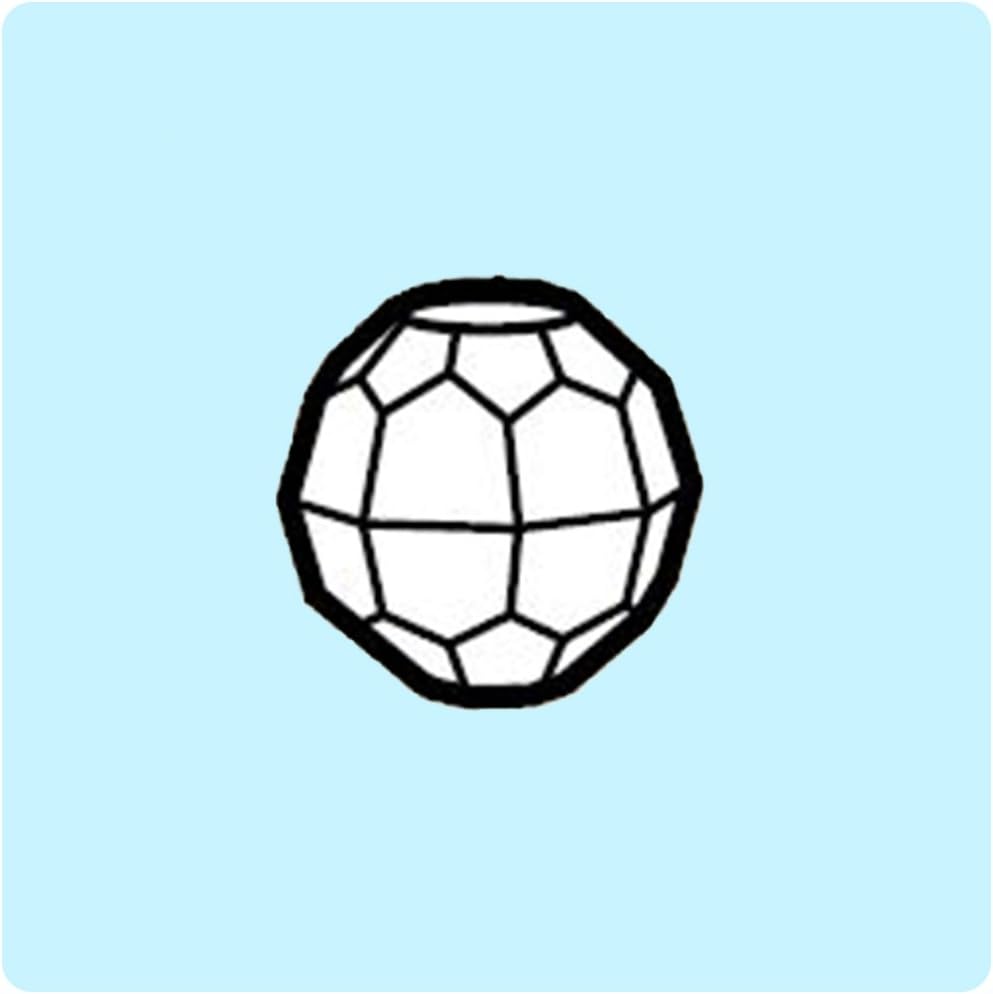 BeadTin Fuchsia Transparent 6mm Faceted Round Plastic Craft Beads (600pcs) - Image 2