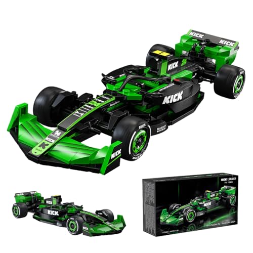 LIKLIKLINK Technik Rennwagen Bausteine für Kick Sauber F1 Team C44-2024,...