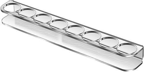 Miniatura 7 de Vial Holder for Fridge Acrylic Rack Transparent Space Saving Small Bottle Holder