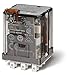 Finder 62.33.9.125.0040 3PDT 15A, 125V DC Coil, AgCdO Contact, Power Relay