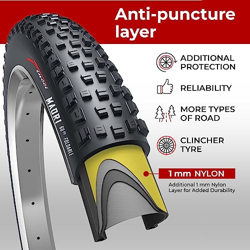 Fincci Maori 29×2.25 Mountain Bike Tire – Pair 29 Inch Bike