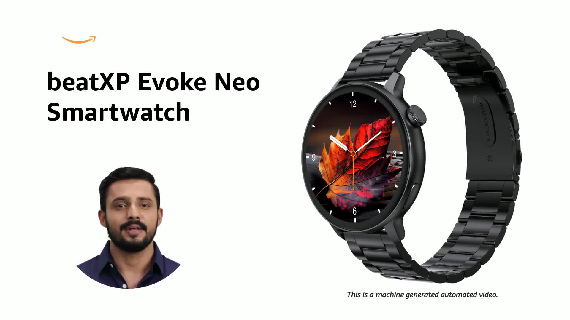 beatXP Evoke Neo 1.43” Super AMOLED Display Bluetooth Calling