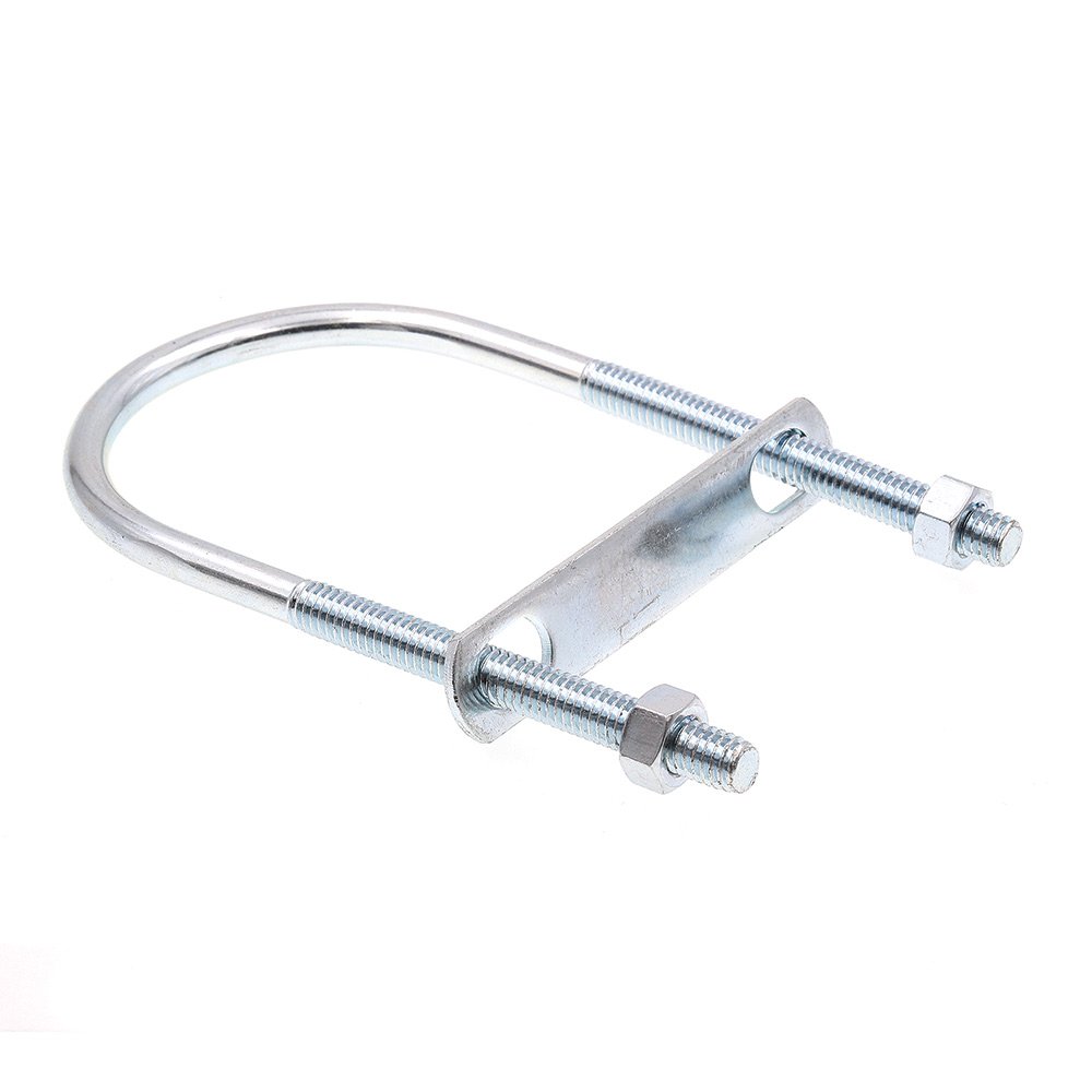 Boulons en U ronds 5/16"-18 par lot de 10 pour fixation de tuyau de 2 pouces