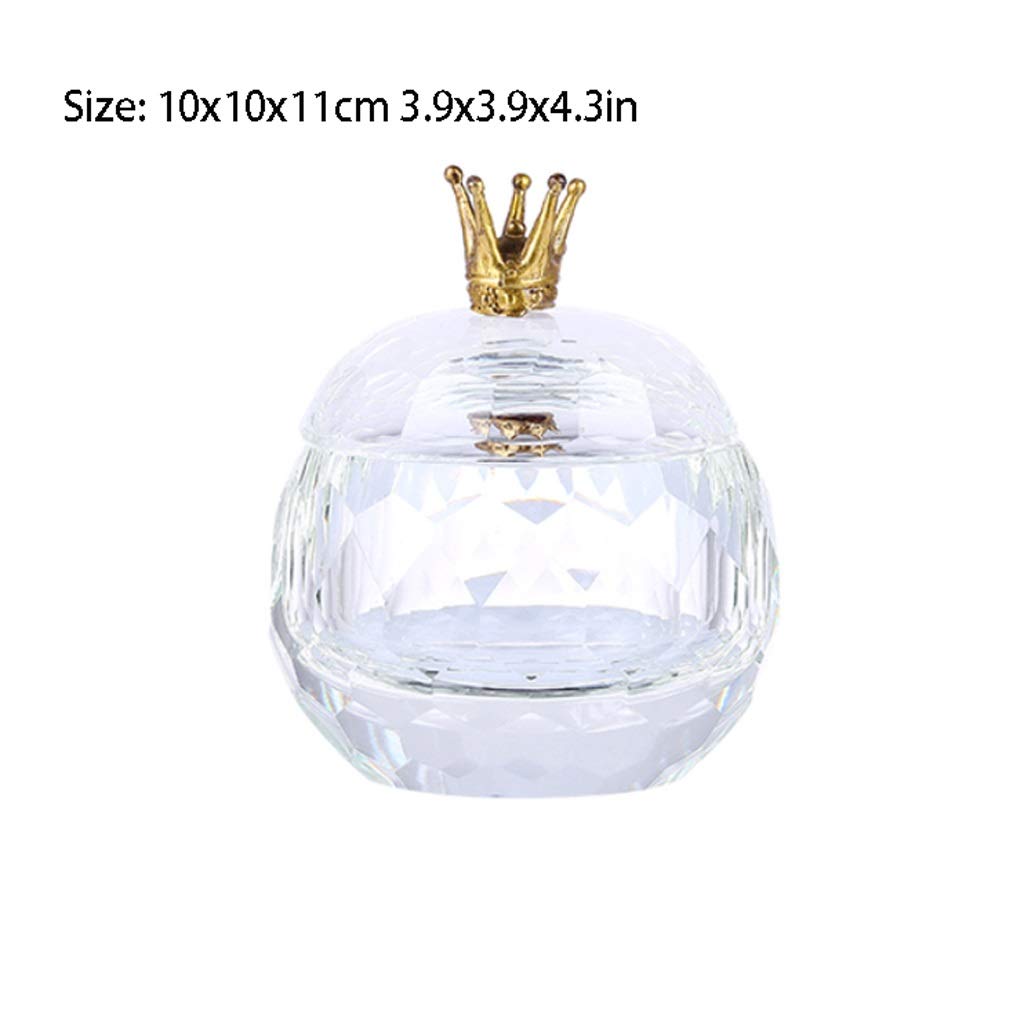 Küchenglas-Set zur Lebensmittelaufbewahrung, Kristalldiamant-Tierglas mit Kristalldeckel, geeignet als Bonbonschale, dekoratives Bonbonglas, Teekanne, Vorratsgläser