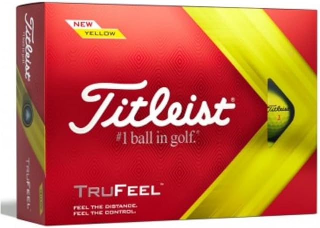 TITLEIST TruFeel Golf Balls, Yellow