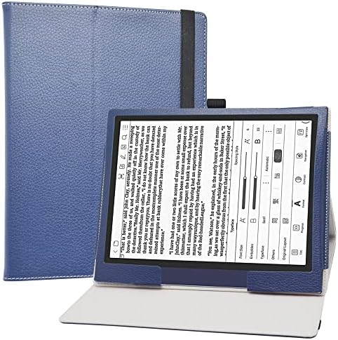 Labanem Case for Boox Note Air2, PU Leather Slim Folding Stand Cover for 10.3" Boox Note Air2 / Boox Note Air2 Plus Tablet (Not Fit Other models) - Dark Blue