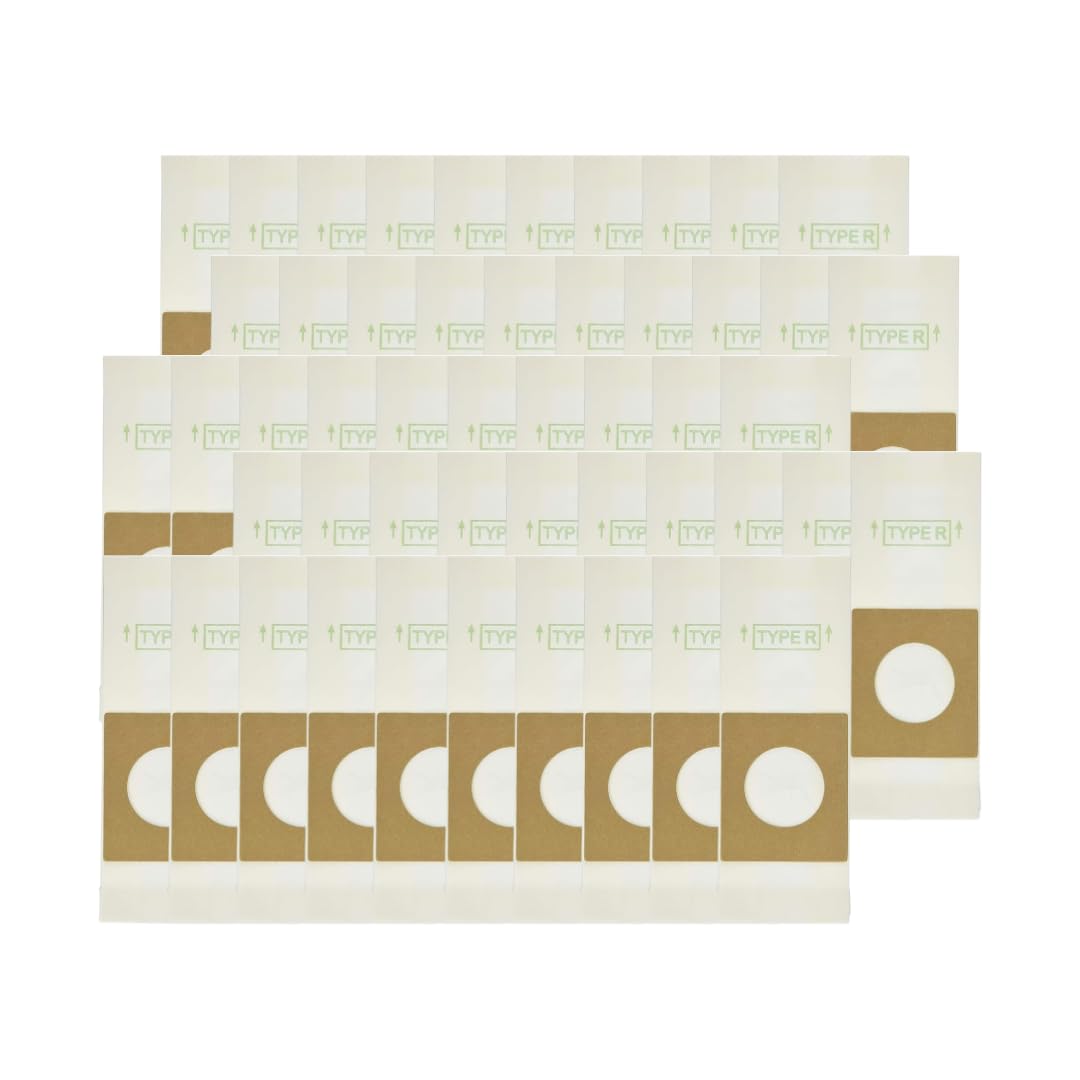 VacBagsUSA 50 Pack Replacement Style R Vacuum Bags For Hoover Sprint, Tempo Canisters Replaces #4010063R