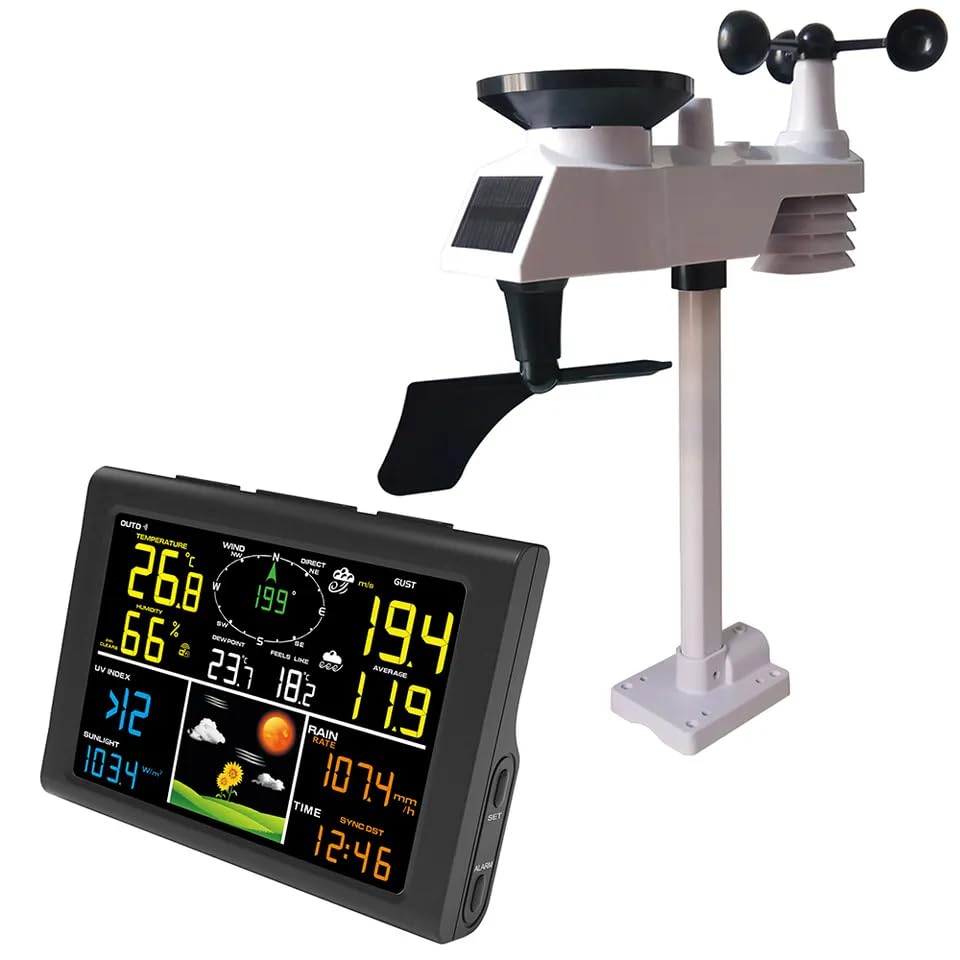 Station météo WiFi 0832 pour anticiper la pluie et le vent dans votre jardin au quotidien