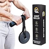 Q Pro - Forearm Workout Equipment - Wrist Roller - Forearm Exerciser - Forearm Strengthener - Forearm Trainer - Forearm Blaster - Forearm Roller Weight - Wrist Forearm Developer - Forearm Workout Tool