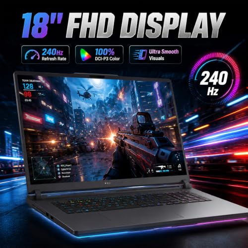 Image of ASUS ROG Strix G18 Gaming Laptop RTX 5070 Ti Intel Ultra 9 275HX 64GB 4TB