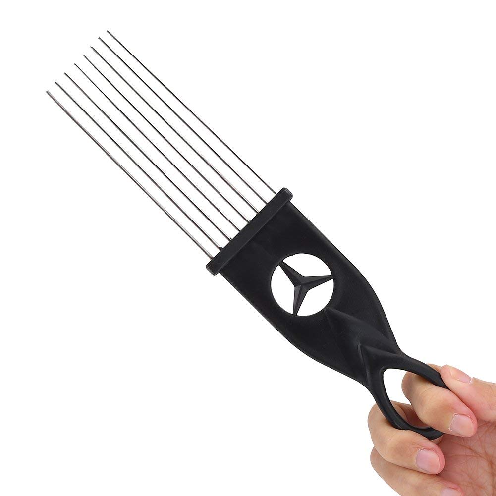 Bnineteenteam Instrument en métal Guiro, Percussion en Acier Inoxydable Guiro avec grattoir 5 x 12,8 cm Percussion Instrument