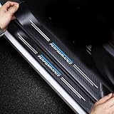 【ANWENDBARE MODELLE】Diese Einstiegsleisten-Zubehörteile sind originalgetreu gefertigt und passen perfekt zum Türrahmen des Fahrzeugs, für E91 E46 E92 E93 M3 E60 E61 F10 F07 m5 m6 m7 x4 x5 x1 e30 e39 e46.