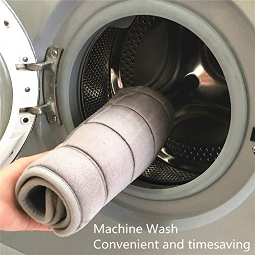 Findnew Contour Bath Rugs, U-Shaped Bath Mats,Soft Memory Foam Bathroom Carpet, Nonslip Toilet Floor Mat,Machine Wash (19"X 23", Grey) #TOP5