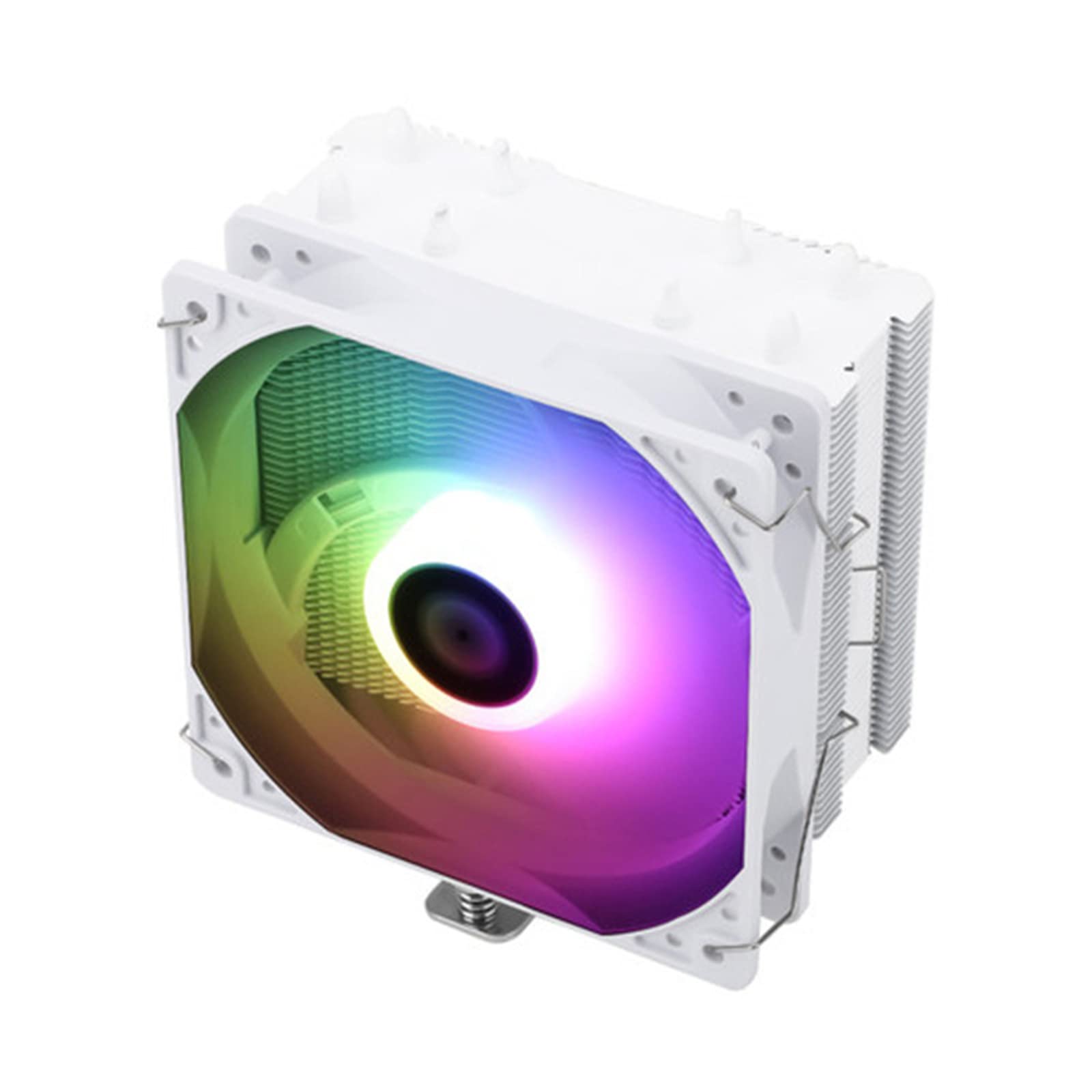 TL-AX120 R-SE WHITE ARGB 4-Heat Pipe CPU Cooler For LGA1700/AM4/AM5 Sockets With Anti-Gravity Heat Pipe Technology