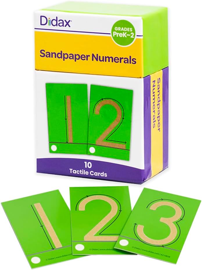 Didax Sandpaper Numerals