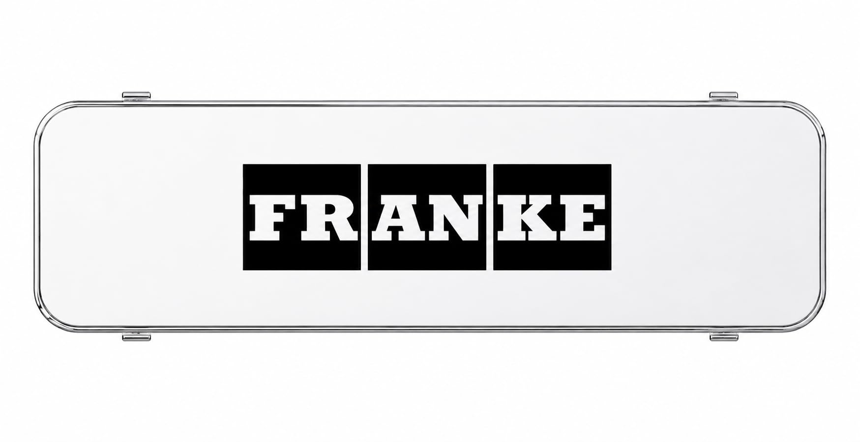 Franke Logo Plaque 133.0055.650 pour cachées trop-plein/überlaufblende