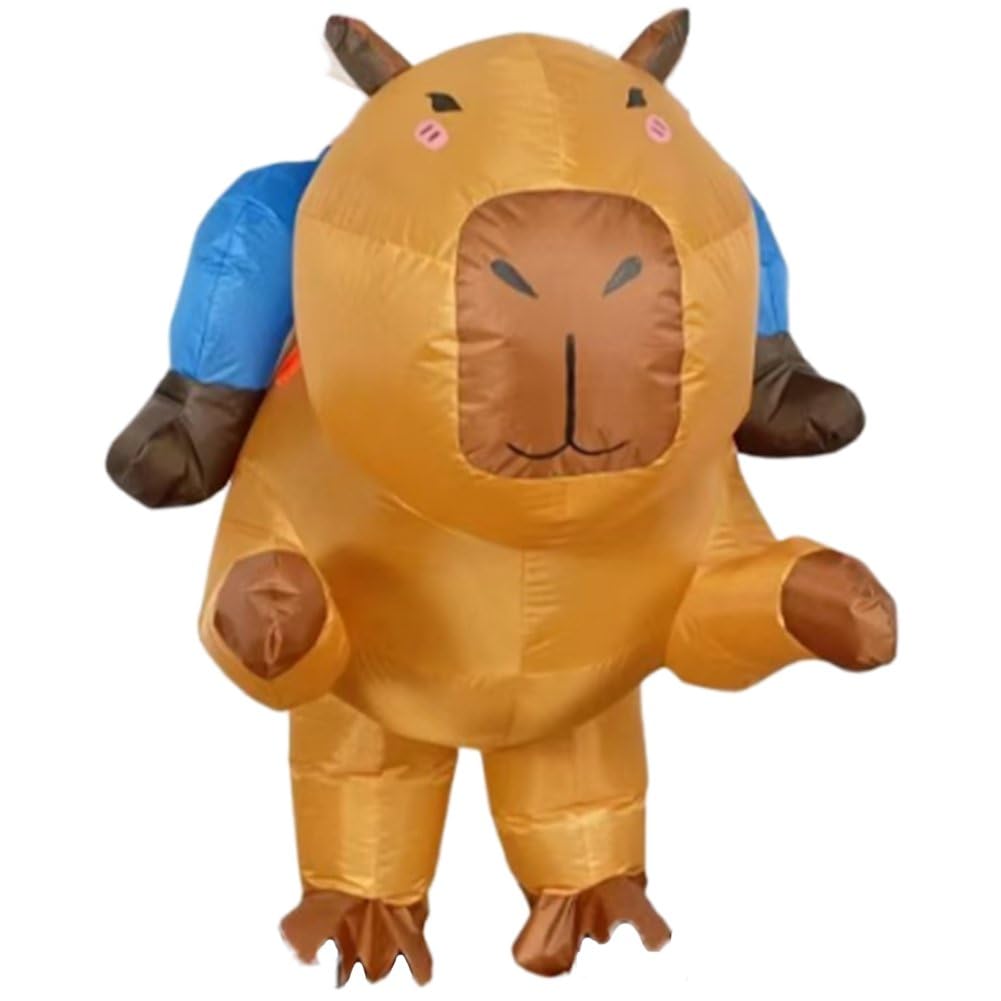 Nadmuchiwany kostium Capybara, zabawny, nadmuchiwany kostium na całe ciało, dla dorosłych, na imprezę typu capybara, na Halloween