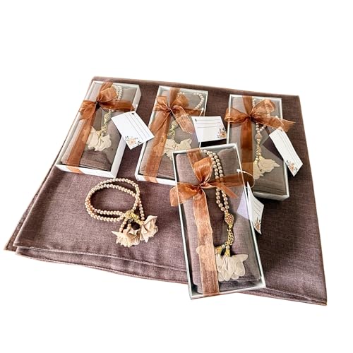 SAIKA 4 PCS Muslim Women Soft Premium Hijab, Scarves Shawl, Long Scarf Wrap, Scarves with Gift package, Islamic gift for her