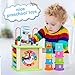 DIPALENT Wooden Activity Cube,Montessori Toys Gift Set for 12+ Months Boys & Girls,Educational Learning Toys for Toddlers Age 1+,First Birthday Gift for Baby