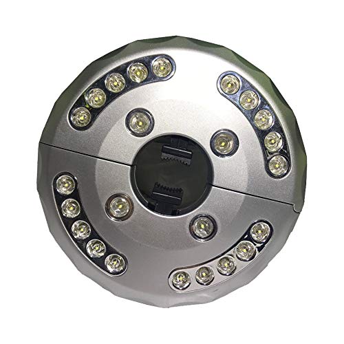 EAHKGmh Multifunctional Portable LED Camping Light Outdoor Barbecue Light Umbrella Light Battery Model Suitable for Outdoor Barbecue, Can Also Be Used as Home Lighting Etc