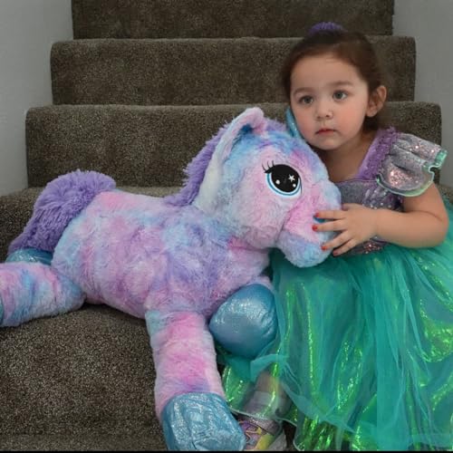 Muiteiur W-038 Big Unicorn Stuffed Animal, Soft Unicorn Plush Pillow thumb #1