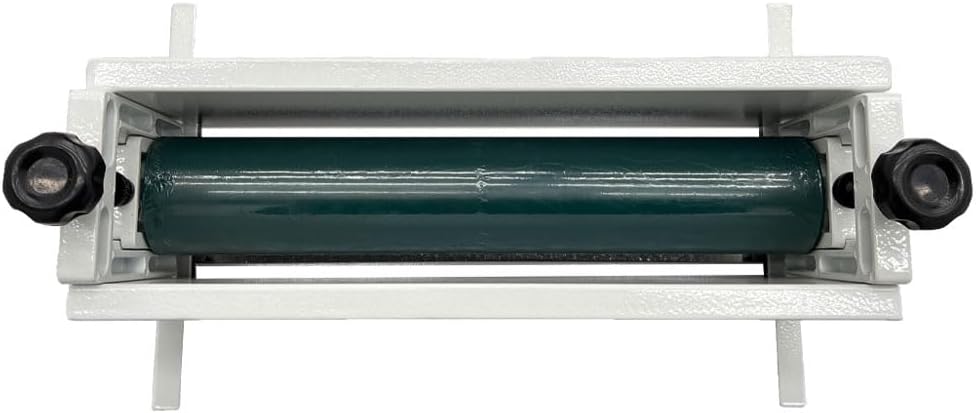 INTBUYING Manual Cold Laminator 14in Cold Roll Laminating Machine, All Metal Frame, 0.4in Max Laminating Thickness,Rubber Roller for Flim Cold Laminating