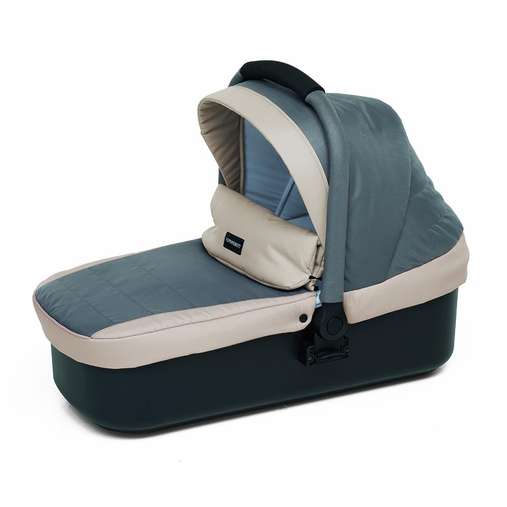 Foppapedretti Trio Supertres I-Size, Sistema Modulare Combinato per Bambini, Navicella Passeggino e Seggiolino Auto, Maniglione Regolabile, ECE R129, Silver