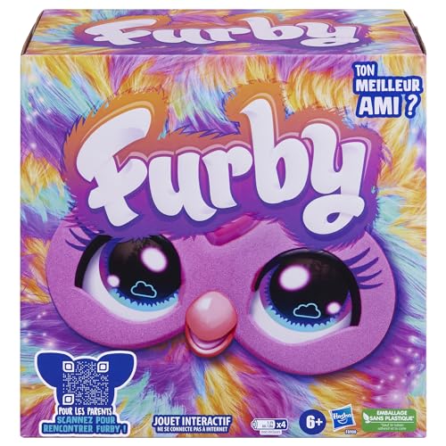 Furby Tie Dye, peluche interactive - Version Française, 23 cm - Image 3