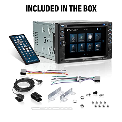Planet Audio P9640B Car Audio Stereo System - 6.2 Inch Double Din, Lcd Touchscreen, Bluetooth Audio And Calling Head Unit, Cd Player, Dvd, Usb, Sd, Aux In, Am/Fm Radio Receiver, Hook Up To Amplifier #TOP5