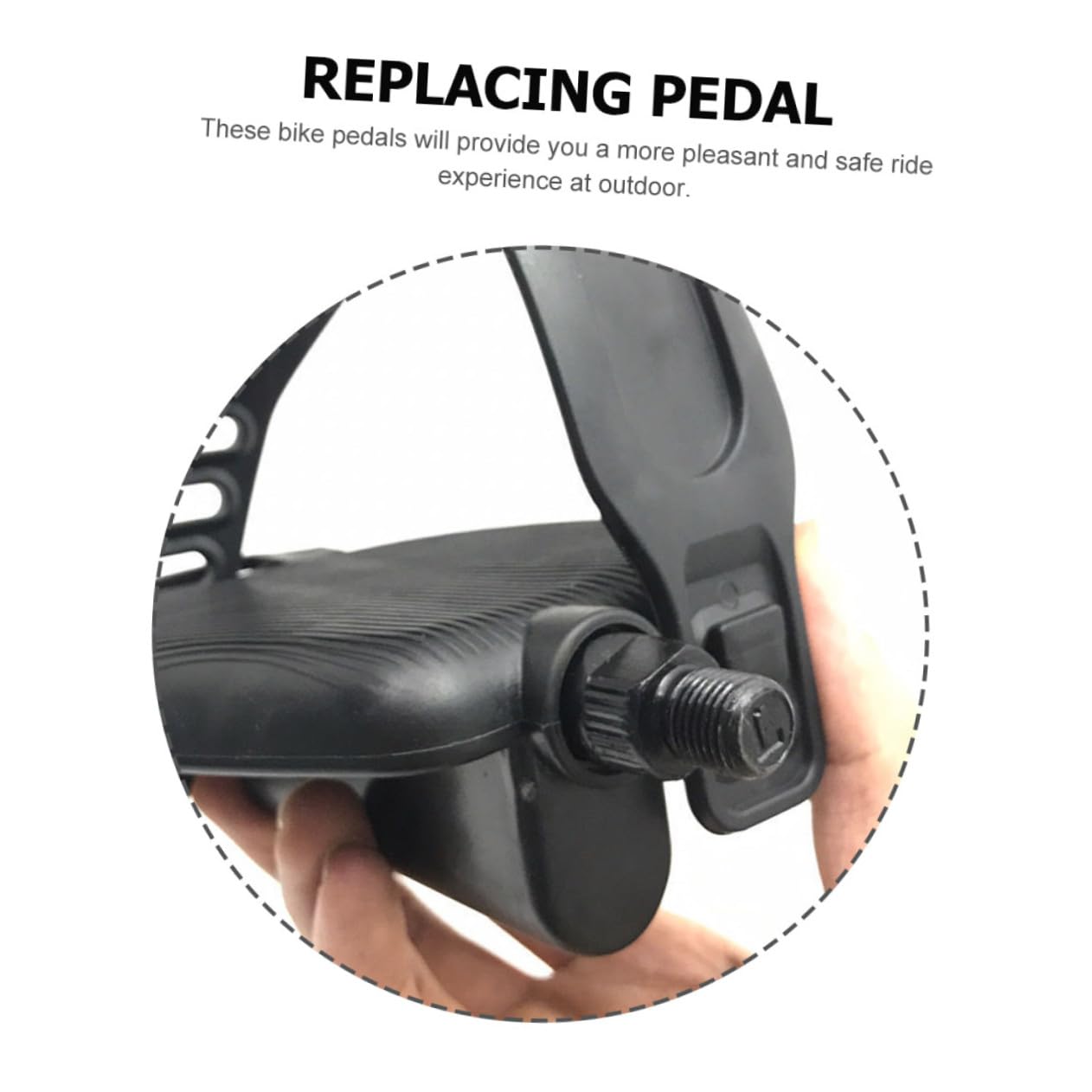 Professionelle Fahrradpedale Einfach zu Montieren und Verstellbaren Gummiriemen aus Stahl und Gummi mit Rutschfestem Design für Heimtrainer und Fitnessgeräte im Outdoor Bereich