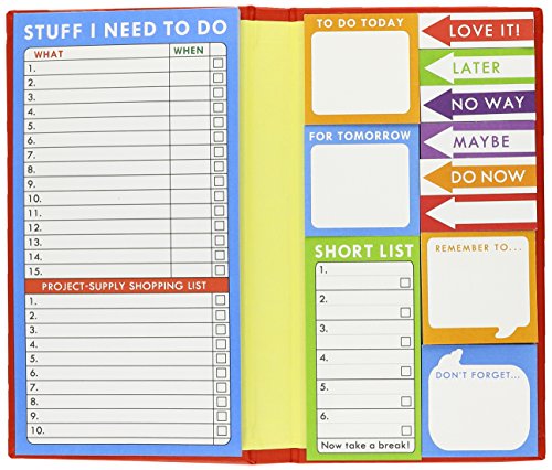 Book Of Sticky Notes: Stuff I Need To Do - Red #TOP4