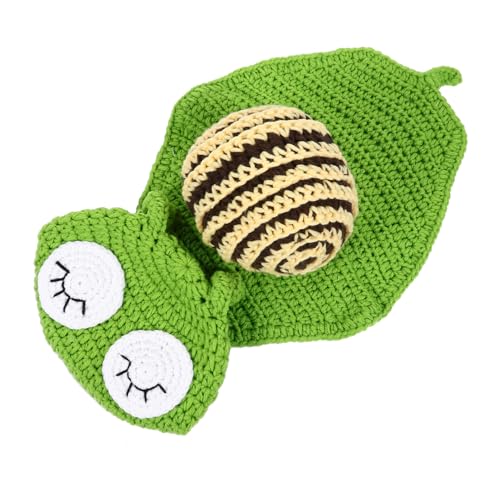 FOMIYES Ensemble de Déguisement Bébé Tricoté pour -Né 0-3 Mois Costume Photo Élastique Bonnet Vêtements Doux Hypoallergéniques pour Séance Photo et...