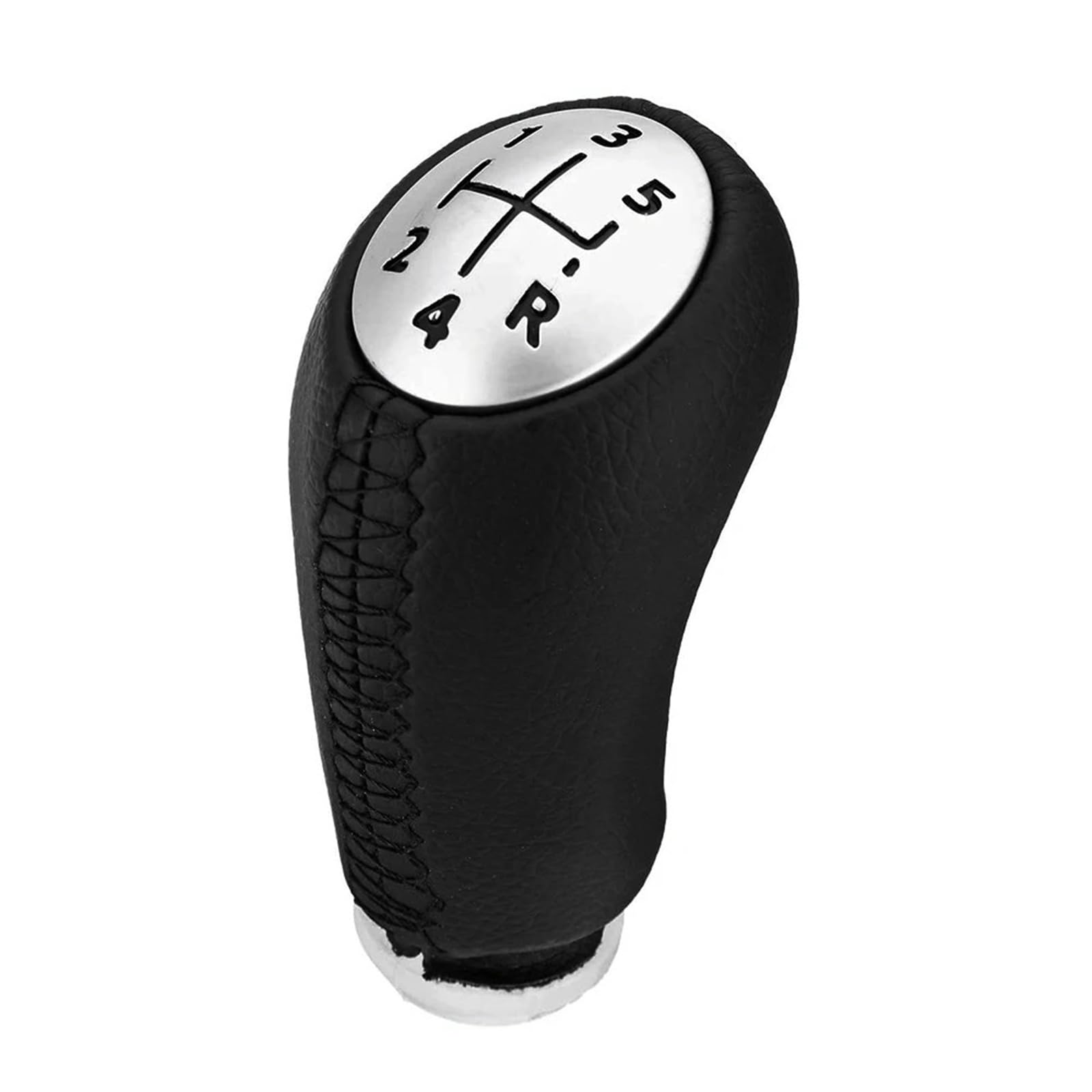 XZCVTYW Car Lever Gear Shift Knob for Renault for Laguna Clio III Megane II 2003-2009 5 Speed Gear Stick Shift Knob PU Gear Shift Knob Head Checkpoint Handle Car Shifter Knob