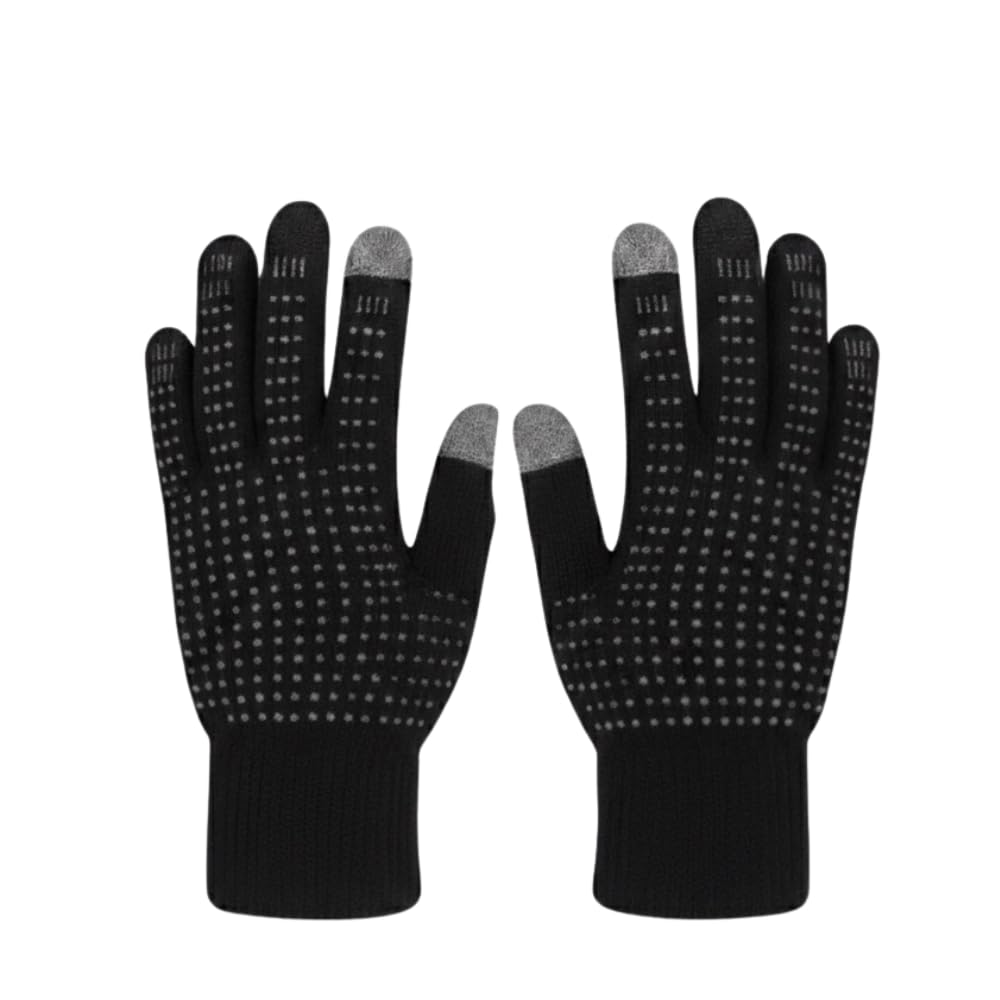 Woollen Winter Cap with Touch Screen Gloves | Warm Knitted Beanie & Touch-Friendly Gloves Set for Men & Women | Soft, Stretchable & Comfortable Winter Wear-image-45