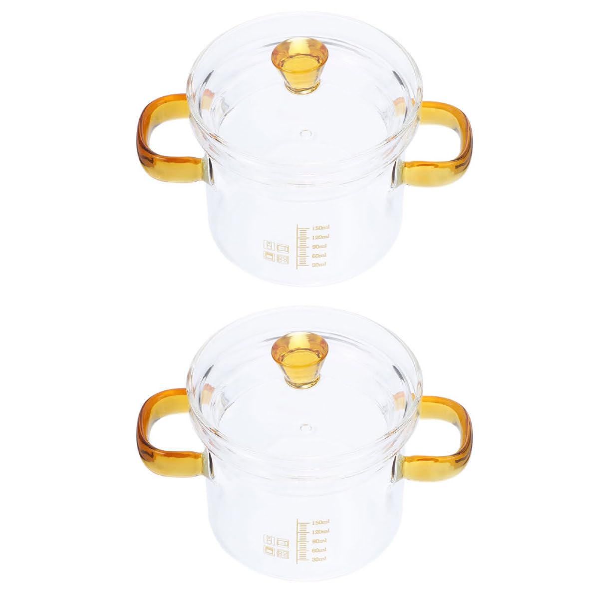 Accessoire cuisine esthétique avec la marmite en verre CANIGHT de 150ml