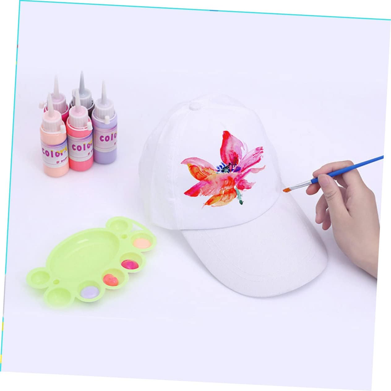 Holibanna 9pcs Cotton Adjustable Baseball Cap Men Women Outdoor Sun Hat Mesh Uv Protection