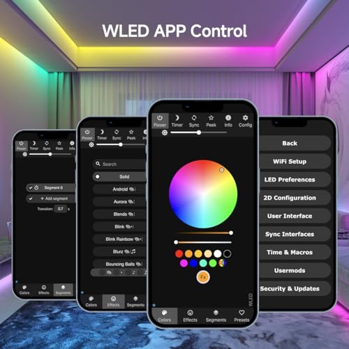 Image of BTF-LIGHTING ESP32 WLED LED Strip Controller SP803E, DIY Dynamic Modes