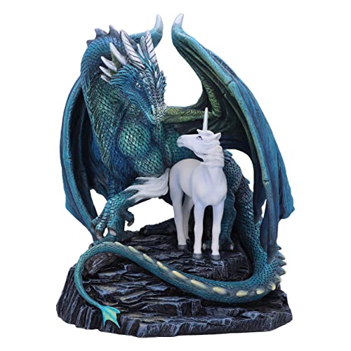 Nemesis Now Protector of Magick 17cm, Resin, Lisa Parker Protector of Magick Figurine, Unicorn and Dragon Ornament - Image 2