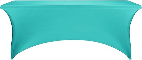 Miniatura 9 de Mantel FELIZEST de elastano para mesas de 1,8 metros  1,2 metros, mantel rectangular elástico para mesa plegable