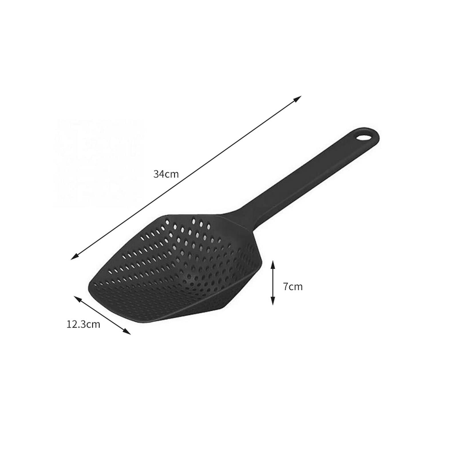 Cucharones de Cocina Cuchara de Filtro de Alimentos para Sopa de Cocina Filtro Anti-escaldaduras Cuchara de Malla de Filtro de Alimentos Herramientas de Cocina portátiles para el hogar