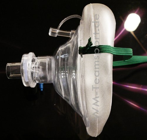 Preisvergleich Produktbild Notfall-Beatmungsmaske mit Hygiene-Set (Antisepttupfer + Hautreinigungstuch + Wundreinigungstuch)