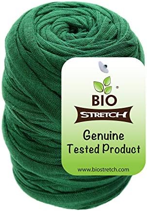 Biostretch Soft Plant Ties for Climbing Plants (Stretchy Green Garden Twine and Plant String - Green Bio Roll X 1)