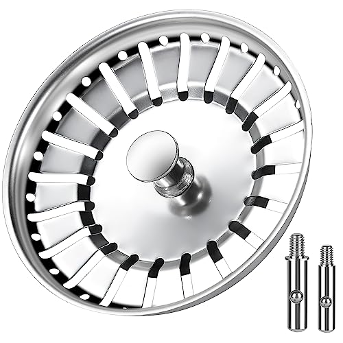 Anpro Tapon Fregadero Cocina, Colador Fregadero 304 Acero Inoxidable 84mm