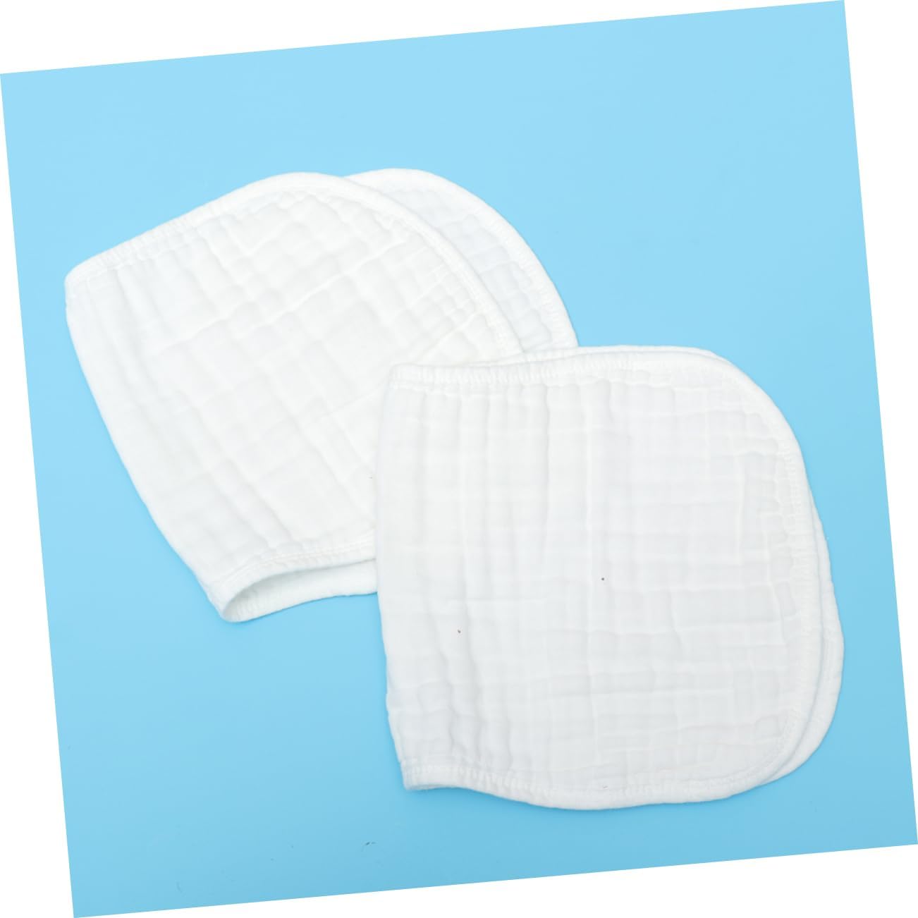 Milisten 4pcs Boy Girl Burp Cloths Shoulder Pad Extra Absorbent Soft Cotton Easy to Use and Clean