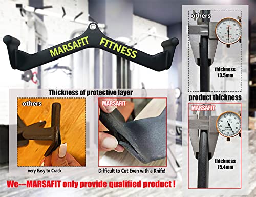 Home Gym Fitness Remo T-Bar V-Bar Polea Cable Accesorios para Máquina de Bíceps, Tríceps Lat Barra de Tracción de Fuerza de Espalda Mango de Entrenamiento Pull Down - Imagen 4