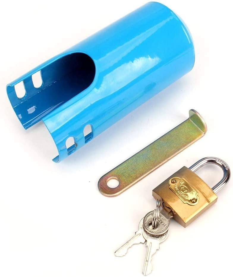Water Faucet Lock, Blue