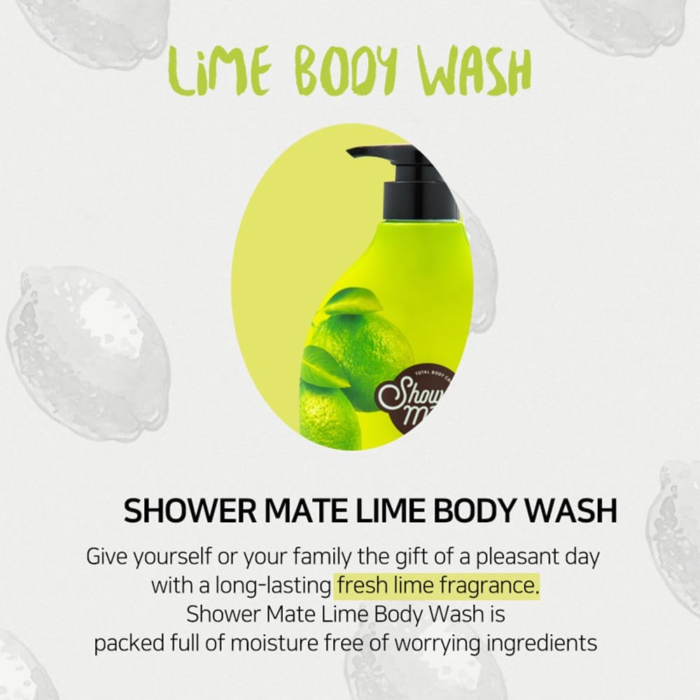 SHOWERMATE Natural Body Wash 42.3 fl oz, 1.2 kg (Lime)