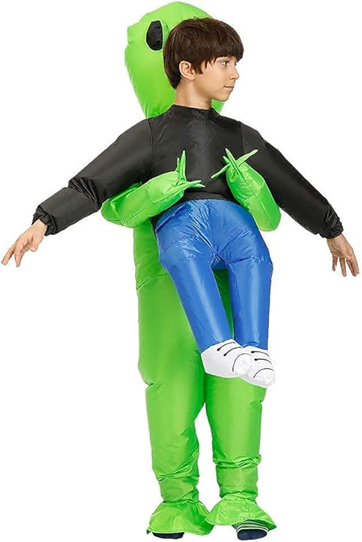JUROSAICA Inflatable Alien Costume Kids,Alien Inflatable