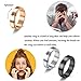 HUASAI Anxiety Ring for Women Fidget Band Ring Moon Sun Star Spinner Rings Stress Relief Rings for Meditation Anti Anxiety Rotating Ring(Cross-R-8)